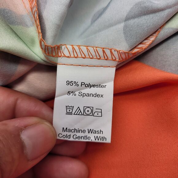 Women Floral Patchwork Print Shirt Long Sleeve Button Down Casual Blouse X-Small - Picture 7 of 9